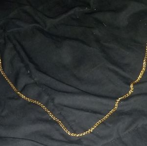 18K Gold Necklace Chain Curb 20 inches 2.54 grams